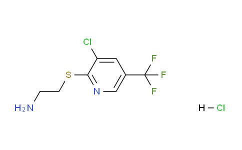 CAS No. 1177351-21-1, 2-((3-Chloro-5-(trifluoromethyl)pyridin-2-yl)thio)ethanamine hydrochloride