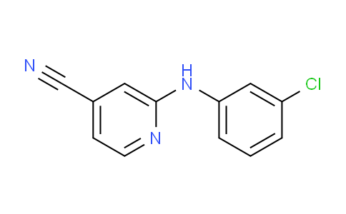 CAS No. 1019463-88-7, 2-((3-Chlorophenyl)amino)isonicotinonitrile