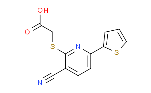 MC653435 | 340807-55-8 | 2-((3-Cyano-6-(thiophen-2-yl)pyridin-2-yl)thio)acetic acid