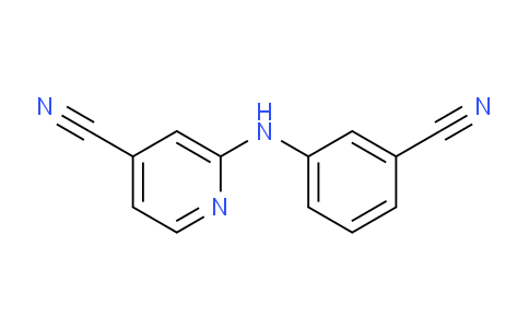 CAS No. 137225-12-8, 2-((3-Cyanophenyl)amino)isonicotinonitrile