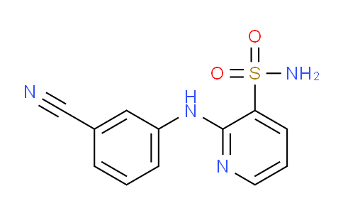 CAS No. 1707586-24-0, 2-((3-Cyanophenyl)amino)pyridine-3-sulfonamide