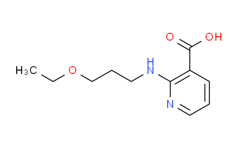 CAS No. 1019386-84-5, 2-((3-Ethoxypropyl)amino)nicotinic acid