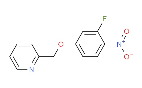 CAS No. 179552-79-5, 2-((3-Fluoro-4-nitrophenoxy)methyl)pyridine