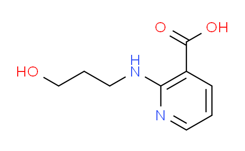 CAS No. 1220037-95-5, 2-((3-Hydroxypropyl)amino)nicotinic acid