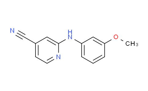 CAS No. 137225-08-2, 2-((3-Methoxyphenyl)amino)isonicotinonitrile