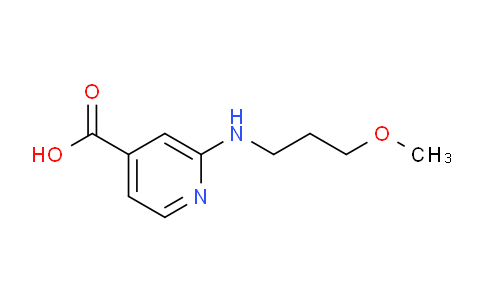 CAS No. 1094292-11-1, 2-((3-Methoxypropyl)amino)isonicotinic acid