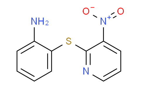 CAS No. 92316-06-8, 2-((3-Nitropyridin-2-yl)thio)aniline
