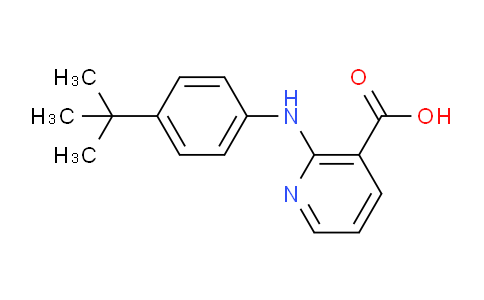 CAS No. 1041599-80-7, 2-((4-(tert-Butyl)phenyl)amino)nicotinic acid