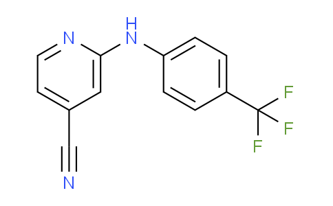 CAS No. 58408-95-0, 2-((4-(Trifluoromethyl)phenyl)amino)isonicotinonitrile