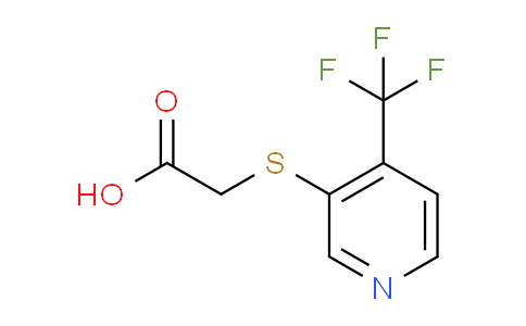 CAS No. 387350-44-9, 2-((4-(Trifluoromethyl)pyridin-3-yl)thio)acetic acid