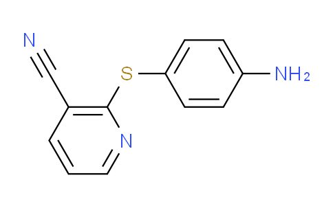 CAS No. 1221791-63-4, 2-((4-Aminophenyl)thio)nicotinonitrile