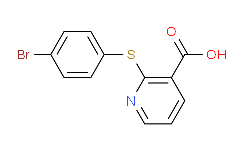 CAS No. 955-52-2, 2-((4-Bromophenyl)thio)nicotinic acid