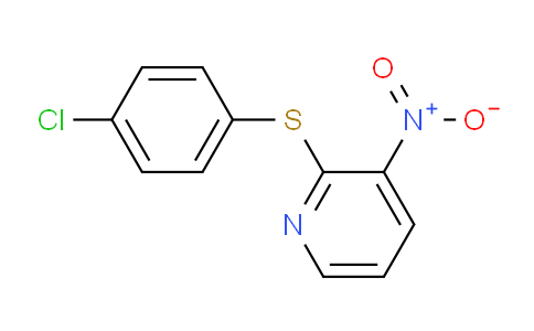 CAS No. 26820-31-5, 2-((4-Chlorophenyl)thio)-3-nitropyridine