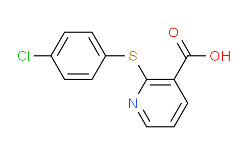 CAS No. 955-54-4, 2-((4-Chlorophenyl)thio)nicotinic acid