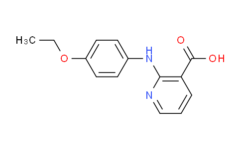 CAS No. 4394-10-9, 2-((4-Ethoxyphenyl)amino)nicotinic acid
