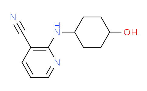 CAS No. 1289385-23-4, 2-((4-Hydroxycyclohexyl)amino)nicotinonitrile