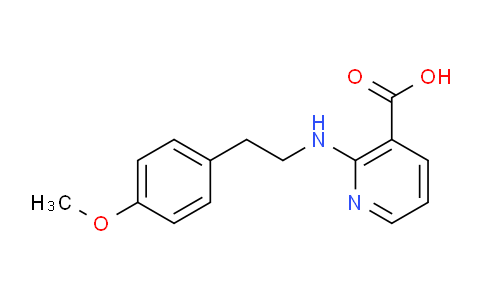 CAS No. 1019348-36-7, 2-((4-Methoxyphenethyl)amino)nicotinic acid