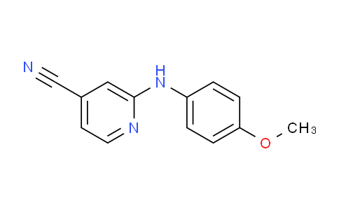 CAS No. 137225-09-3, 2-((4-Methoxyphenyl)amino)isonicotinonitrile