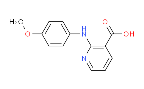 CAS No. 4394-09-6, 2-((4-Methoxyphenyl)amino)nicotinic acid