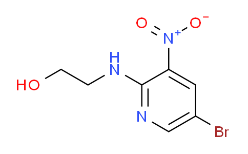 CAS No. 1033202-32-2, 2-((5-Bromo-3-nitropyridin-2-yl)amino)ethanol