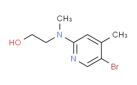CAS No. 1220027-70-2, 2-((5-Bromo-4-methylpyridin-2-yl)(methyl)amino)ethanol