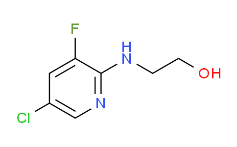 CAS No. 1280786-67-5, 2-((5-Chloro-3-fluoropyridin-2-yl)amino)ethanol