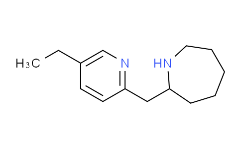 CAS No. 881039-99-2, 2-((5-Ethylpyridin-2-yl)methyl)azepane