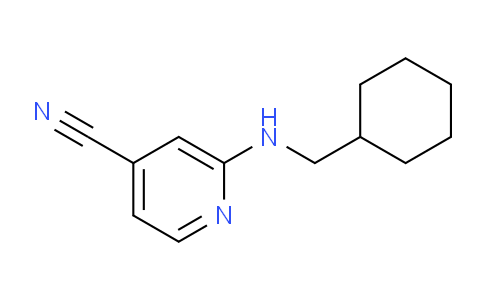 CAS No. 1096821-83-8, 2-((Cyclohexylmethyl)amino)isonicotinonitrile