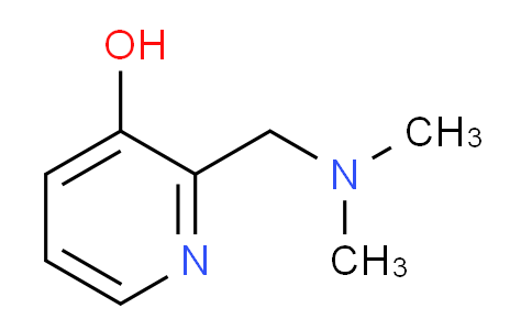 CAS No. 2168-13-0, 2-((Dimethylamino)methyl)pyridin-3-ol
