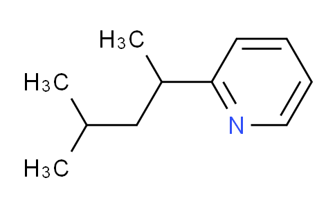 CAS No. 82563-71-1, 2-(1,3-Dimethyl-butyl)-pyridine