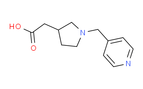 CAS No. 1220027-66-6, 2-(1-(Pyridin-4-ylmethyl)pyrrolidin-3-yl)acetic acid