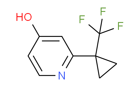 CAS No. 1878167-05-5, 2-(1-(Trifluoromethyl)cyclopropyl)pyridin-4-ol