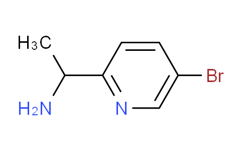 CAS No. 871723-90-9, 2-(1-Aminoethyl)-5-bromopyridine