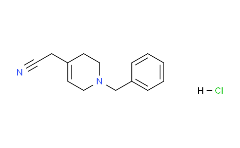 CAS No. 383193-59-7, 2-(1-Benzyl-1,2,3,6-tetrahydropyridin-4-yl)acetonitrile hydrochloride