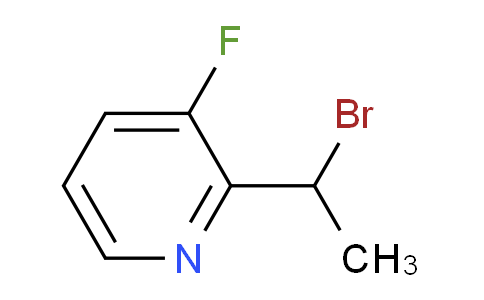 CAS No. 1372891-53-6, 2-(1-Bromoethyl)-3-fluoropyridine