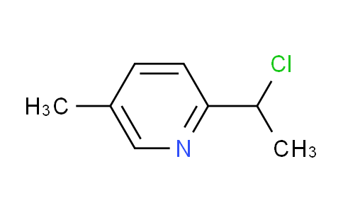 CAS No. 106737-85-3, 2-(1-Chloroethyl)-5-methylpyridine
