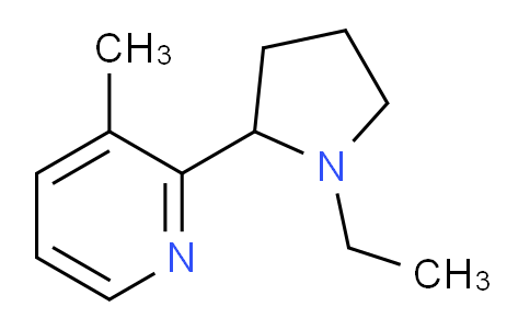 CAS No. 1352508-28-1, 2-(1-Ethylpyrrolidin-2-yl)-3-methylpyridine
