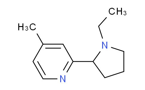 CAS No. 1352499-47-8, 2-(1-Ethylpyrrolidin-2-yl)-4-methylpyridine