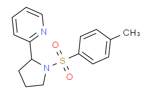 CAS No. 1352541-39-9, 2-(1-Tosylpyrrolidin-2-yl)pyridine
