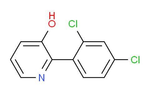 CAS No. 1261957-98-5, 2-(2,4-Dichlorophenyl)-3-hydroxypyridine