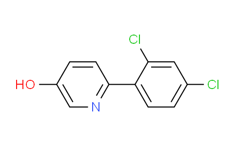CAS No. 1261984-35-3, 2-(2,4-Dichlorophenyl)-5-hydroxypyridine