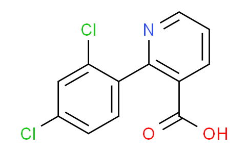 CAS No. 1261944-51-7, 2-(2,4-Dichlorophenyl)nicotinic acid
