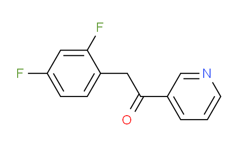 CAS No. 1285349-13-4, 2-(2,4-Difluorophenyl)-1-(pyridin-3-yl)ethanone