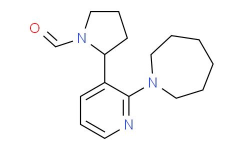 CAS No. 1352507-08-4, 2-(2-(Azepan-1-yl)pyridin-3-yl)pyrrolidine-1-carbaldehyde