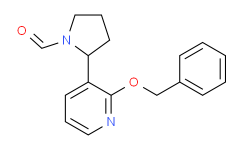 CAS No. 1352504-26-7, 2-(2-(Benzyloxy)pyridin-3-yl)pyrrolidine-1-carbaldehyde