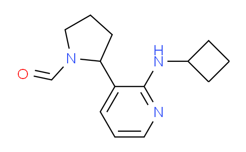 CAS No. 1352492-78-4, 2-(2-(Cyclobutylamino)pyridin-3-yl)pyrrolidine-1-carbaldehyde