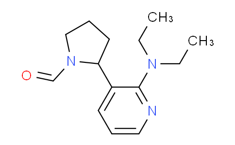 CAS No. 1352500-83-4, 2-(2-(Diethylamino)pyridin-3-yl)pyrrolidine-1-carbaldehyde