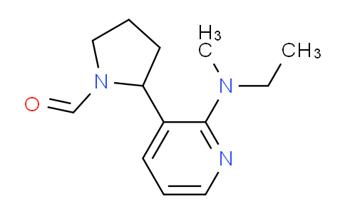 CAS No. 1352495-65-8, 2-(2-(Ethyl(methyl)amino)pyridin-3-yl)pyrrolidine-1-carbaldehyde