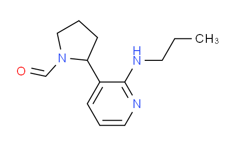 CAS No. 1352496-47-9, 2-(2-(Propylamino)pyridin-3-yl)pyrrolidine-1-carbaldehyde