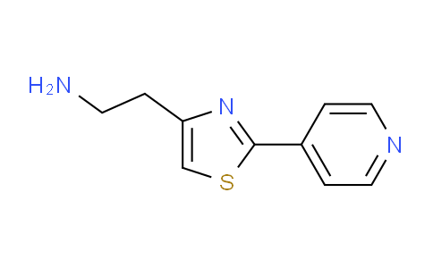 CAS No. 938283-17-1, 2-(2-(Pyridin-4-yl)thiazol-4-yl)ethanamine